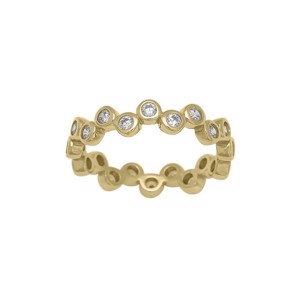 Joanli Nor - EMMYNOR Ring mit Zirkoniumdioxid vergoldet**